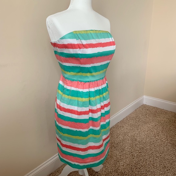 NWT!  Vineyard Vines painted stripe dress #64/65 - Picture 2 of 8